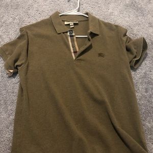 Small green Burberry polo